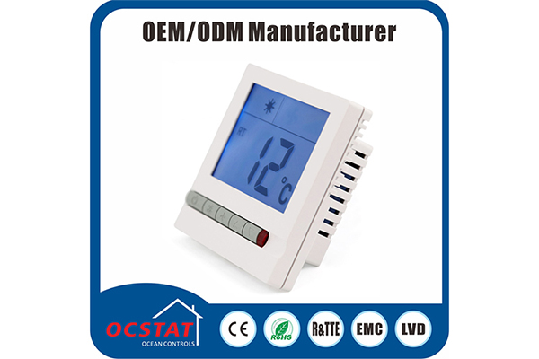 Sitio del hogar que calienta el termóstato del fcu, termóstato del aire acondicionado de Digitaces