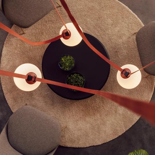 Minimalist Duplex Floor Wabi Sabi Style Designer Villa Belt Living Room Dining Room linear pendant lighting(WH-AP-560）
