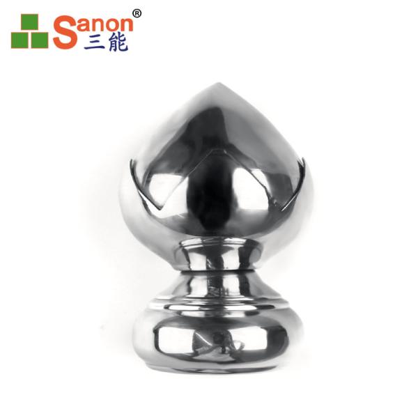 Special Design Stainless Steel Hollow Ball , 304 / 316 SS Handrail Fittings