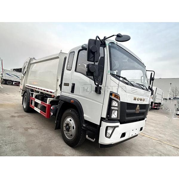 HOWO Light Garbage Truck 10 M3 4X2 Small Garbage Compactor Truck