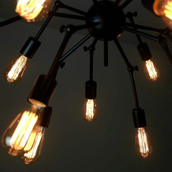 Паука искусства антиквариата регулируемого DIY E27 просторной квартиры Mordern свет нордического ретро винтажного современный привесной