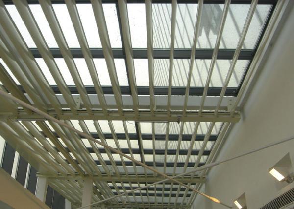 6000 Series External Aluminium Louvres , Durable Extruded Aluminium Sun Louver