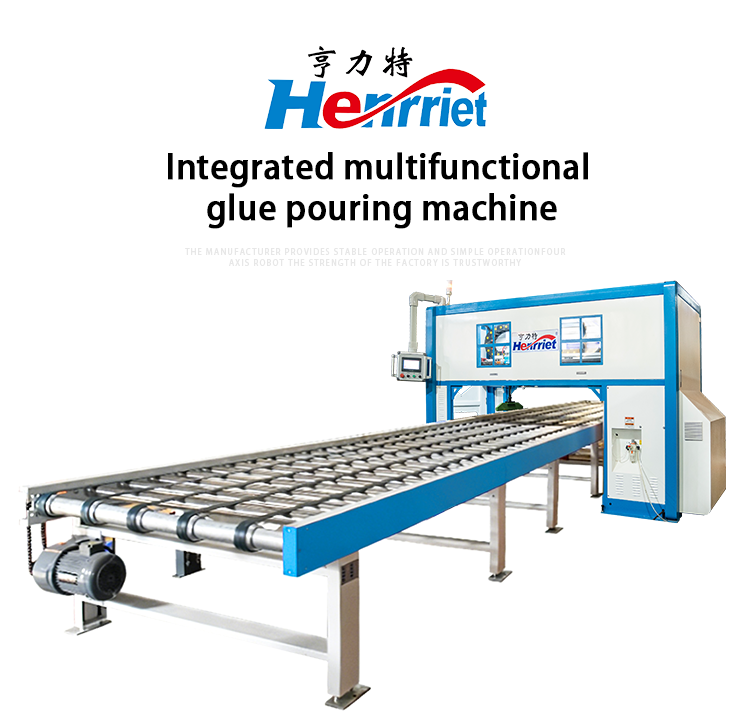 Integrated Glue Dispensing Machine with Adjustable Coating Speed 1-12 meters/minute and Customizable Gel Dripping Width 200-1300mm featuring PLC Programming with Touch Screen Control