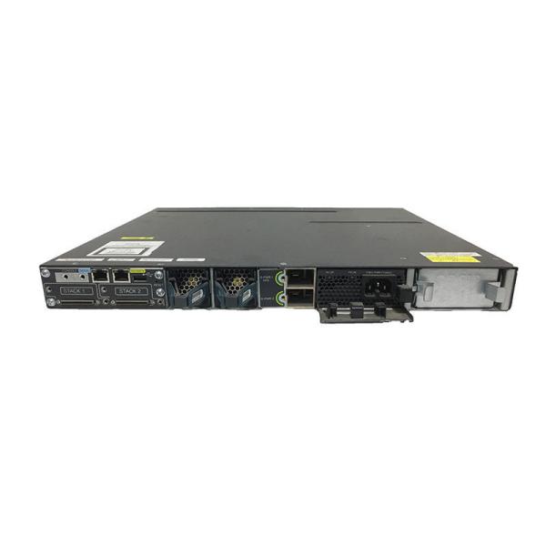 24 Port 3750X-24T Couche 3 Commutateur avec débit de transmission de 10/100/1000Mbps et QoS Fonction de base de données IP Gérée empilable