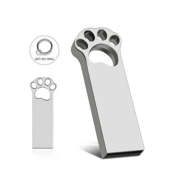 Скорость привода 2,0 128GB 256GB 15MB/S USB металла форм лапки собаки внезапная