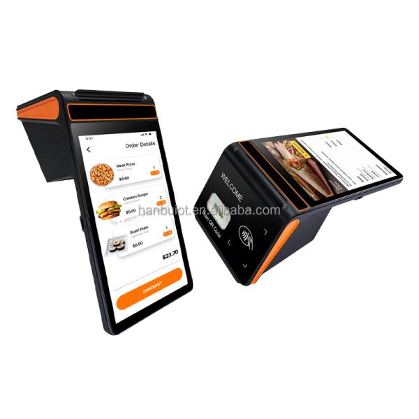 8 pulgadas Android POS Terminal con 3 GB de RAM 16 GB de flash