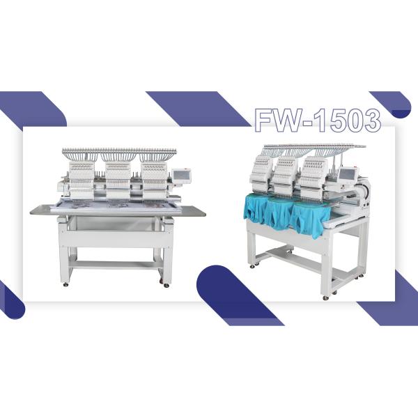 3 Head 10 Needle Embroidery Machine Flat Embroidery Monogram Sewing Machine