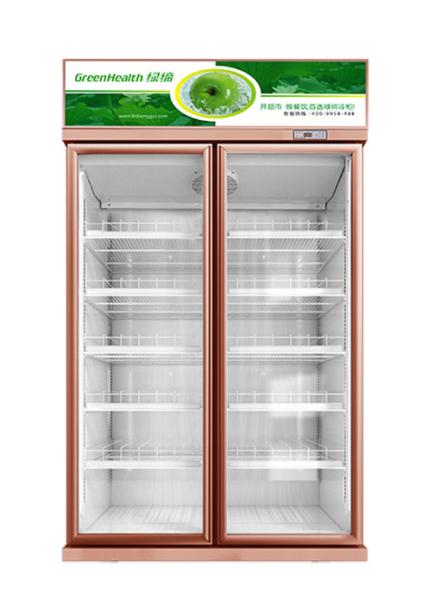 service en verre vertical d'OEM de refroidisseur de boisson de porte de l'étagère 220V réglable