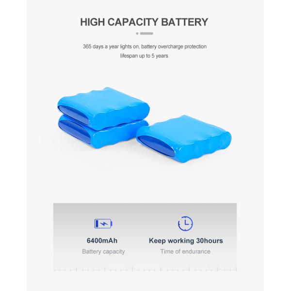 LED2835 Outdoor Garden Solar Light 3500K Warm White Optically Controlled