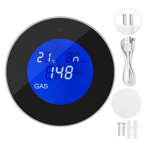 Home Alarm System Wi-Fi Tuya Led Digital Alarm Leak Detector Gas Sensor Gas Leak Detector