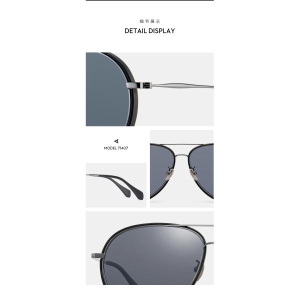 Unisex Polarized Aviator Sunglasses Mens Black Green Blue TAC Lens Aniti Glare