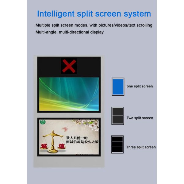 75 inch stable and reliable vertical outdoor lcd advertising display with LED light box
