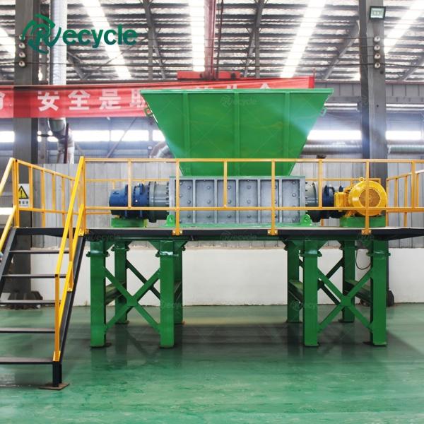 Double Shaft Shredder for Shredding ABS Plastic Scrap Steel Waste Products Efficiently