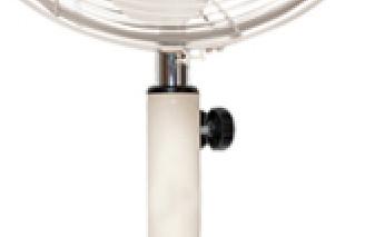 Ivory ETL Retro Electric Fan Full Metal Adjustable Tilt For Japan Market