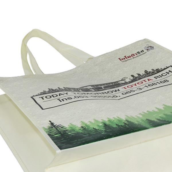 Многоразовые изготовленные на заказ хозяйственные сумки, прокатанная не сплетенная ткань носят сумки