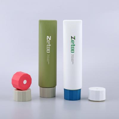 Green / White Plastic Cosmetic Bottle 120ml Bottles For Skin Care Products