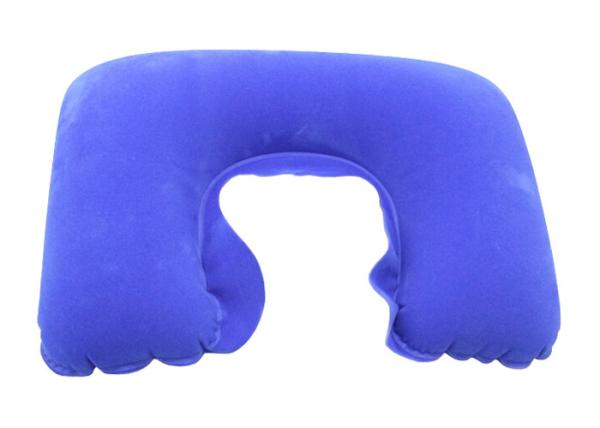 Lightweight Travel Inflatable Pillow , Inflatable Neck Cushion For Plane