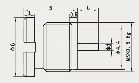 Bulkhead Microminiature Push on Coaxial Connectors SMP Male Stainless Steel