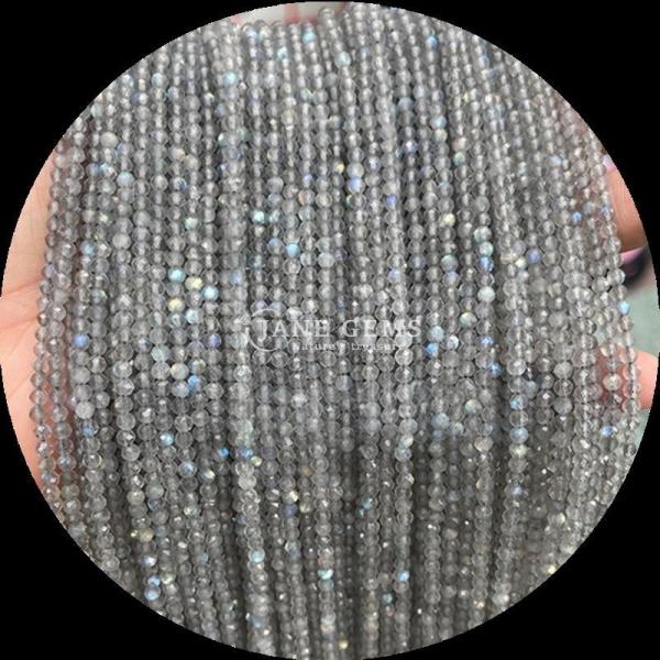 Round Shape Multi-color Gemstone Beads Natural Crystal Healing Rose Quartz, Lapis Lazuli Faceted Loose Bead Strands for DIY Jewelry