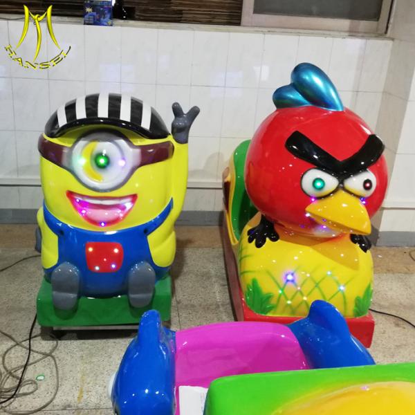 Hansel  kids video game car  indoor amusement park rides bird kiddie rides for sale