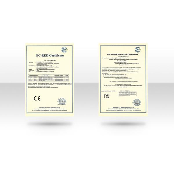 Антиклонирование UHF RFID с дальним считывателем с меткой на ветровом стекле и интерфейсом серийного порта