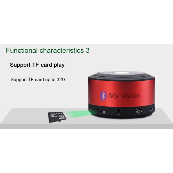 звуковой ящик мини смартфона диктора Bluetooth куба 650mAh беспроводного черного круглого