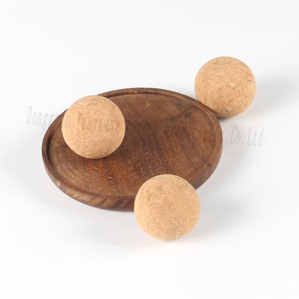 High Durability Cork Ball Stopper for Glass Decanter Wine Bottle and Myofascial Release Massage Roller Ball Non-Toxic