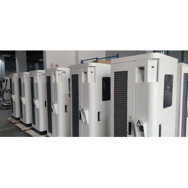 CCS Type 2 80kW Outdoor Floor Mounted EV Charger Matrix Type Energy Saving