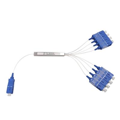 Divisor fraco do PLC da fibra ótica do tubo, divisor alto da fibra do Plc da estabilidade