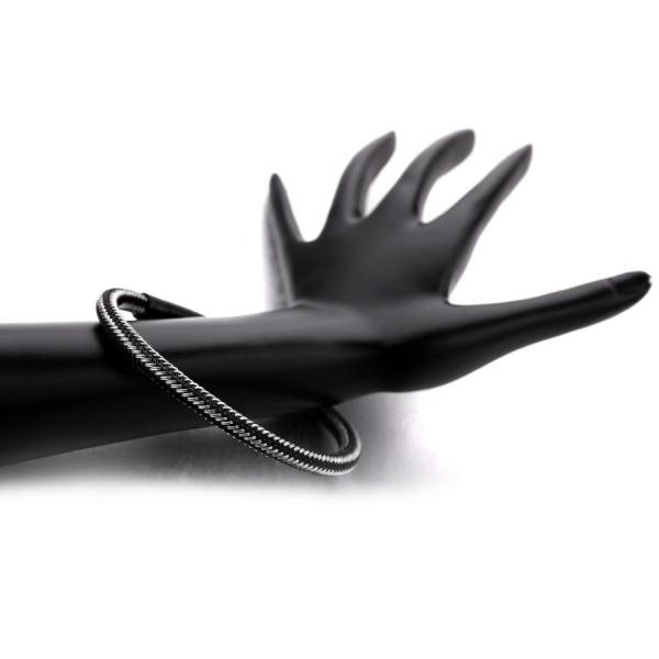 Wholesale custom body jewelry stainless steel mens leather bracelet