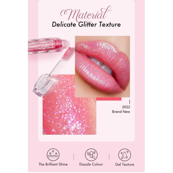 Delicate 2.5ml Essence Lip Gloss Dazzle Color With Fruity Fragrance