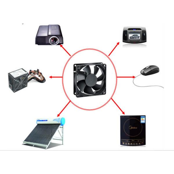 4CM Waterproof Industrial Blower Fan Ball Bearing Plastic Frame And Impeller