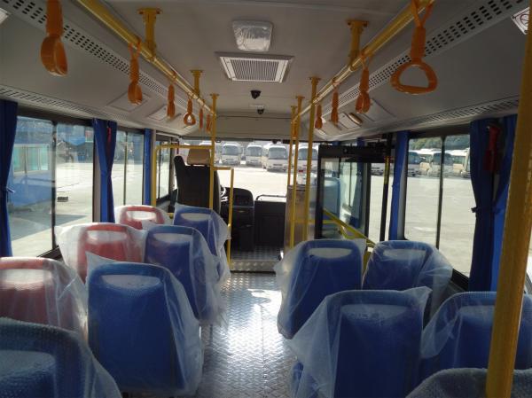8.05 Meter Length Electric Passenger Bus , Tourist 24 Passenger Mini Bus G Type