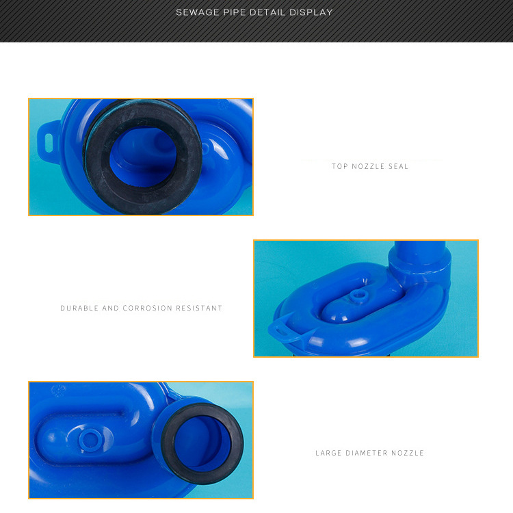 The Modern Design Urinal Connection Pipe Is Made Of Polypropylene Plastic Drainage Pipe And Is Used For Connecting To The Bathroom Toilet.