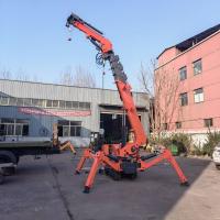 Mini Elétrico e Diesel Móvel Elevador Crawler Spider Crane 5T 8T Telescópica Boom