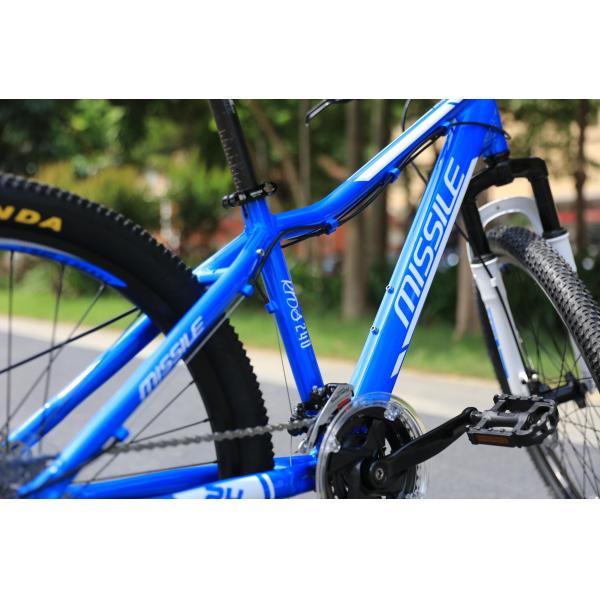 24 дюйма 7 скоростей Алюминиевый сплав Ремень Подвеска Детский велосипед для комфортной езды