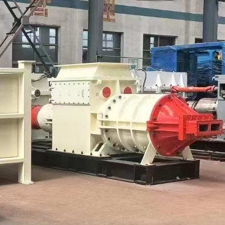 JKY60 / 60Z-40 Streamlined Double Stage Vacuum Extruder For Mud Clay Brick Making
