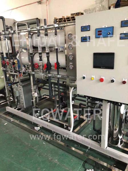 Purificación del agua Ultrapure de 3GPM EDI Water Treatment System For