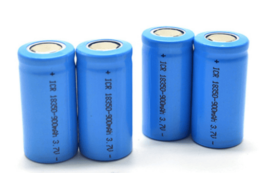 Grade A INR18350 Lithium Ion Battery 3.7V 900mAh High Capacity Rechargeable Battery