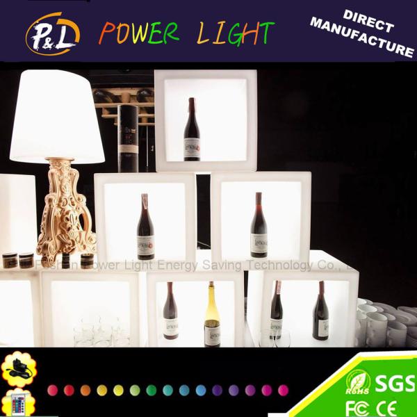 RGB LED Lighting Furniture PE Ice Bucket For Bar / Party