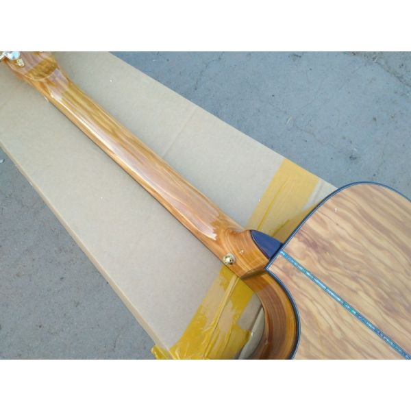 AAAA custom guitar all solid imported Olive wood Ryans style guitar customize handmade acoustic guitar