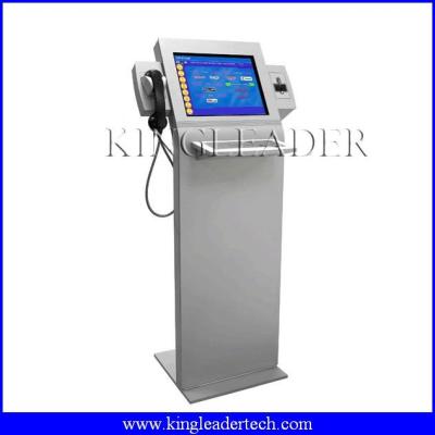 Quiosque de informação magro super com cardreader da microplaqueta, projeto feito sob encomenda ajustado TSK8001 do quiosque