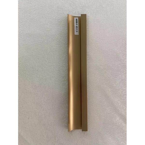 Silver Aluminium Metal Skirting Board Profile Trim Protector Skirting line in Brushed