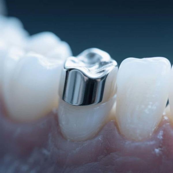 Couronne dentaire en acier inoxydable pour adultes et enfants sans danger pour l'usage oral Restaurer les dents endommagées