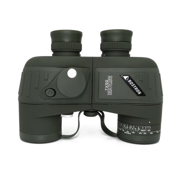 7x50 Binoculars Military With Rangefinder And Compass Waterproof Bak4 Sea Adventure