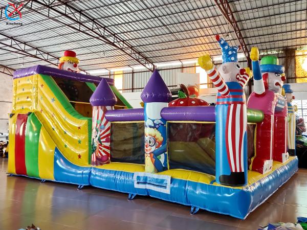 Commercial Inflatable The Clown Fun City Inflatables Bouncy House Slide Castle
