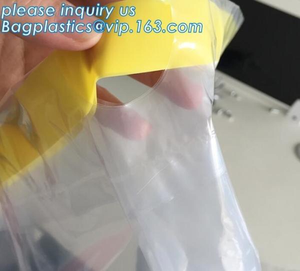 Biohazard Waste Disposal Bags Drawstring, Gallon Capacity, Medical Garbage Bags, High- Temperature Resistant