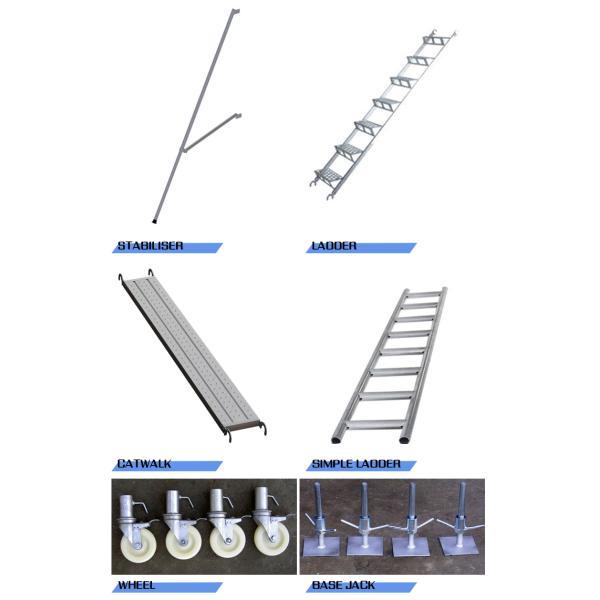 Portable Steel 1m Aluminum Ringlock Scaffolding Tower