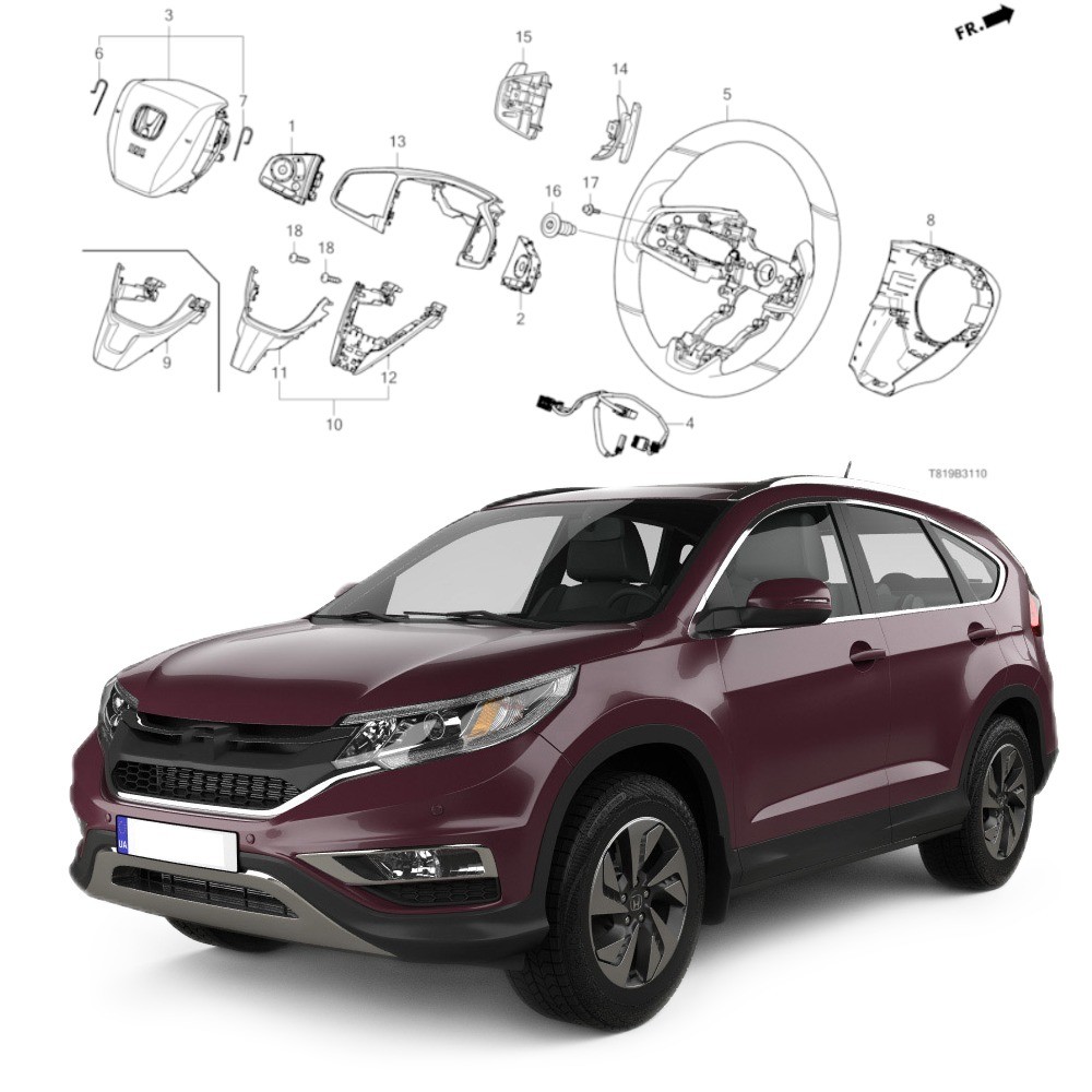 OEM 77810-T2J-H70ZA Manufacturing for Honda CRV 2018-2022 Full Range of Auto Accessories