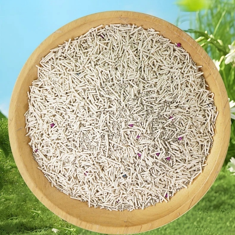Natural Eco Friendly Flushable Tofu Bentonite Mixed Cat Litter with Superior Strong Clumping Performance